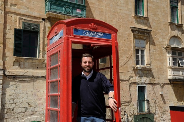 Andreas Moser Malta phone booth Valetta