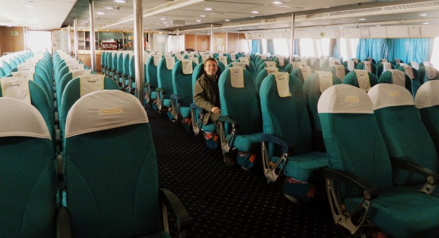 alone ferry to Lipari