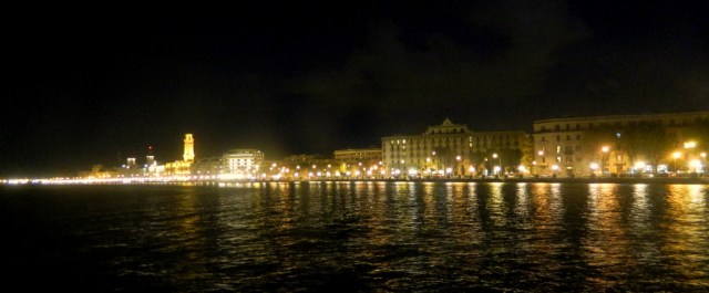 lungomare Bari night