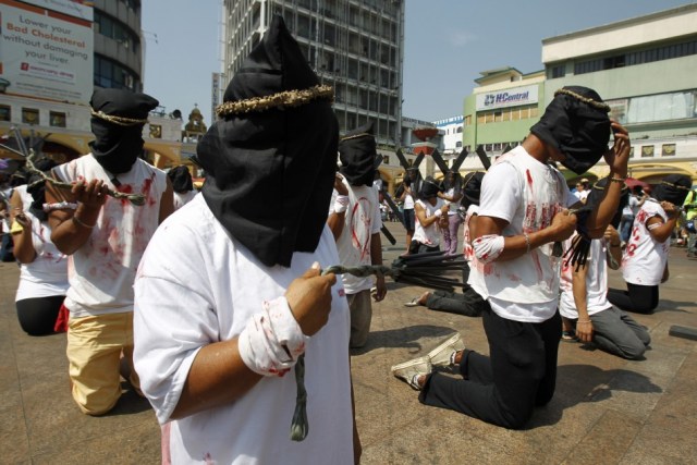 Philippines flagellation Easter 1