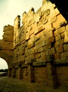 walls of Basilica Tindari