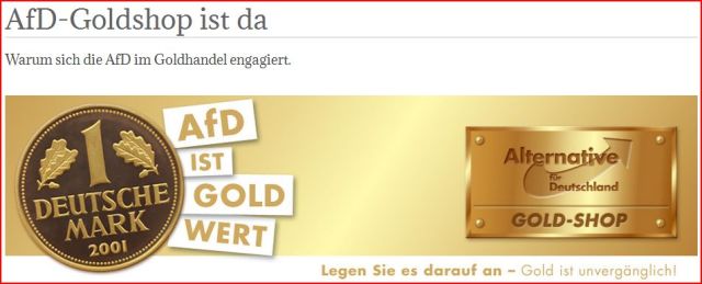 AfD-Goldhandel
