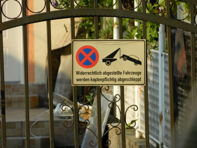 Abschleppdrohung