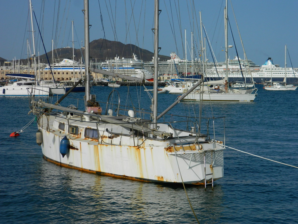 rusty ship