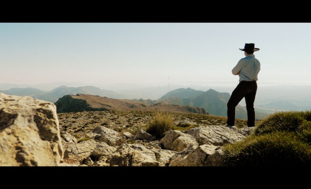 Hut von hinten Western