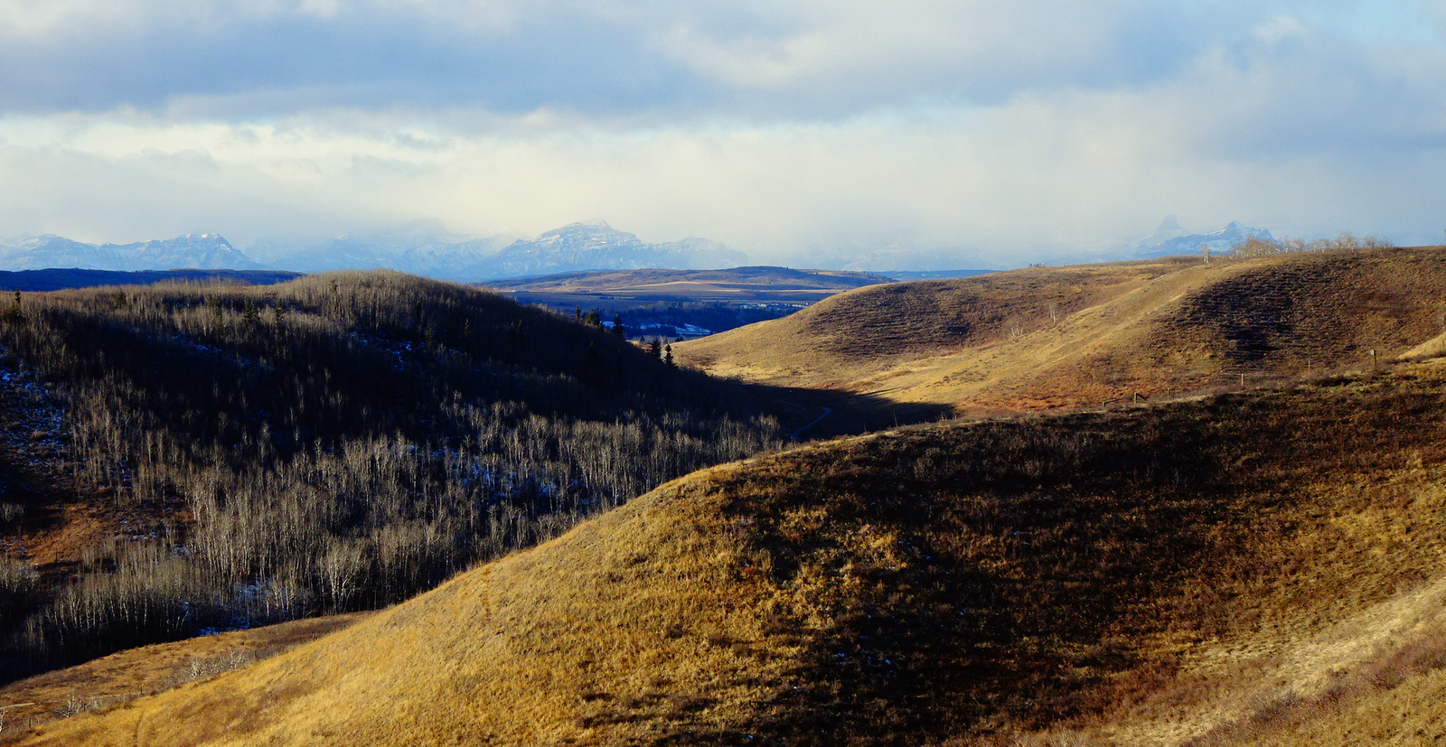 gentle hills rugged peaks