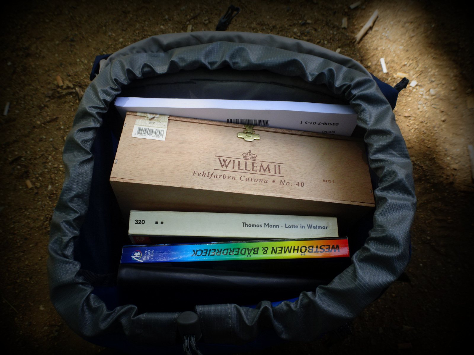 Zigarren im Rucksack