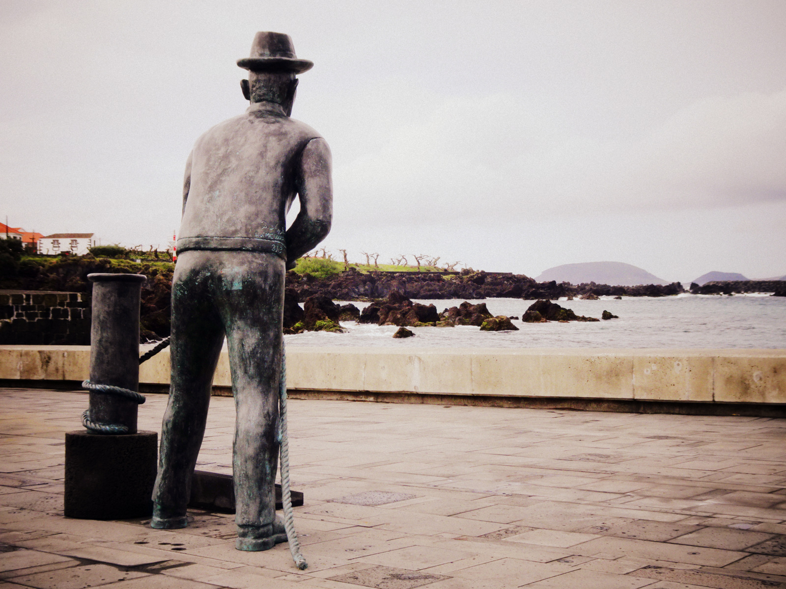 old man in the harbour