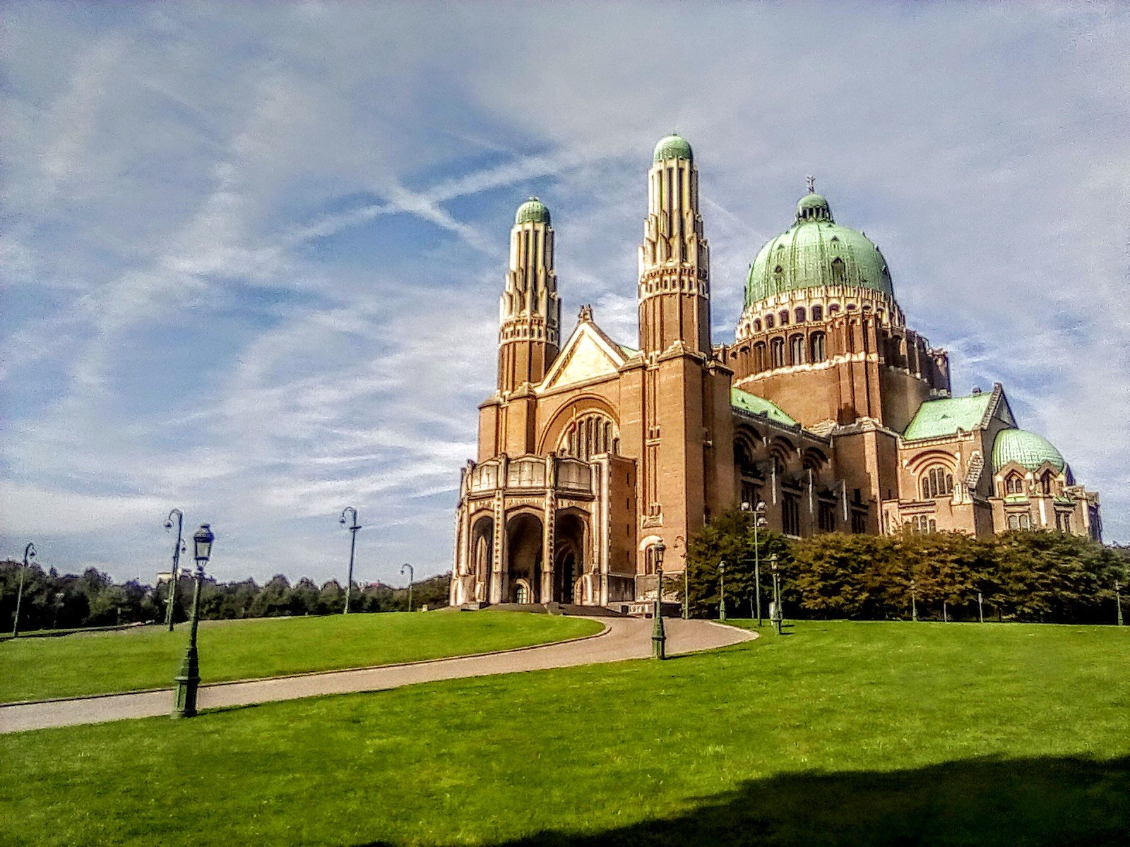Kathedrale Koekelberg mit Pop-Effect