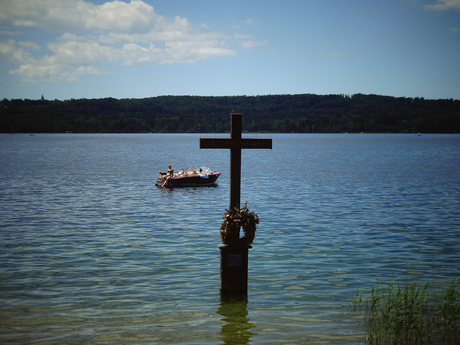 Kreuz für König Ludwig II Starnberger See (1)